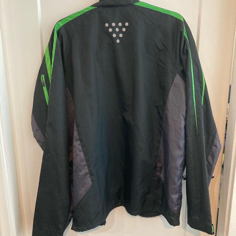 DIADORA Sz M Soccer Brand Unlined with Pockets Wind Breaker Jacket - Picture 3 of 6